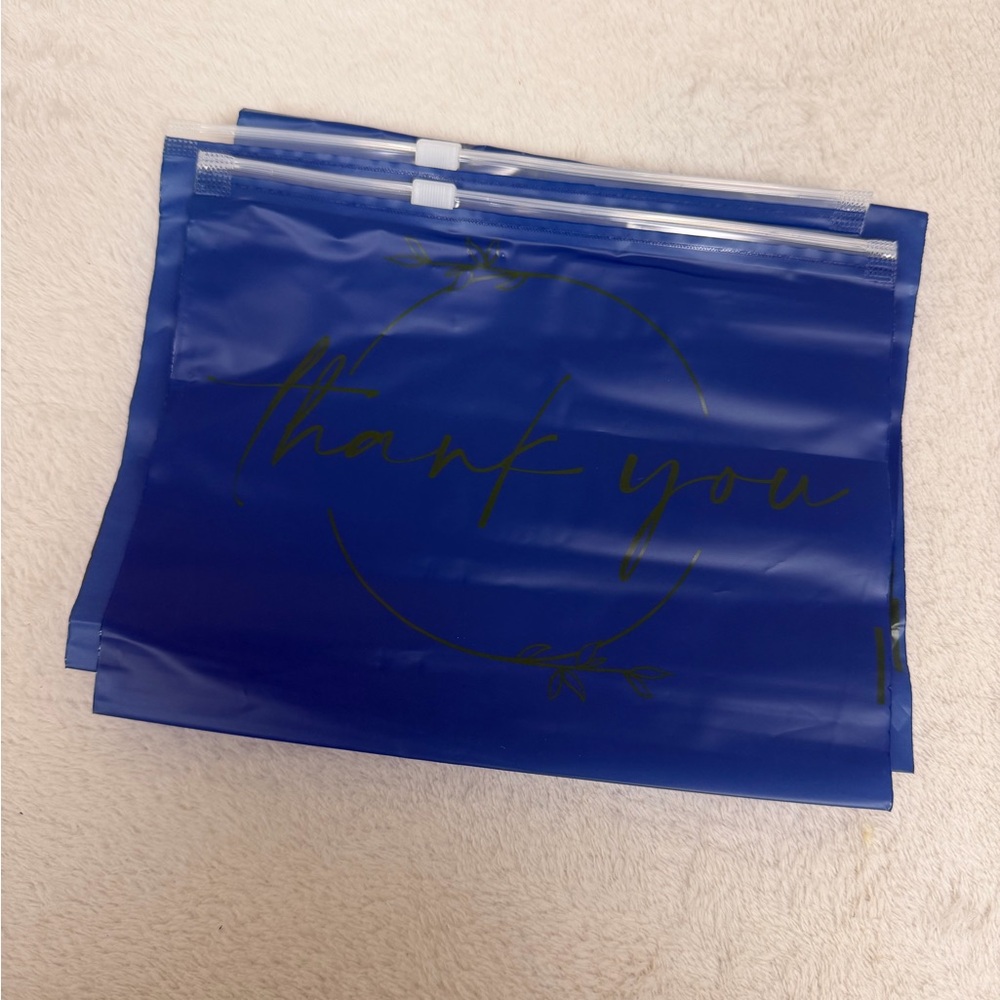 Thank You Reusable Zip Bags - Set of 20 - Picture 5 of 5